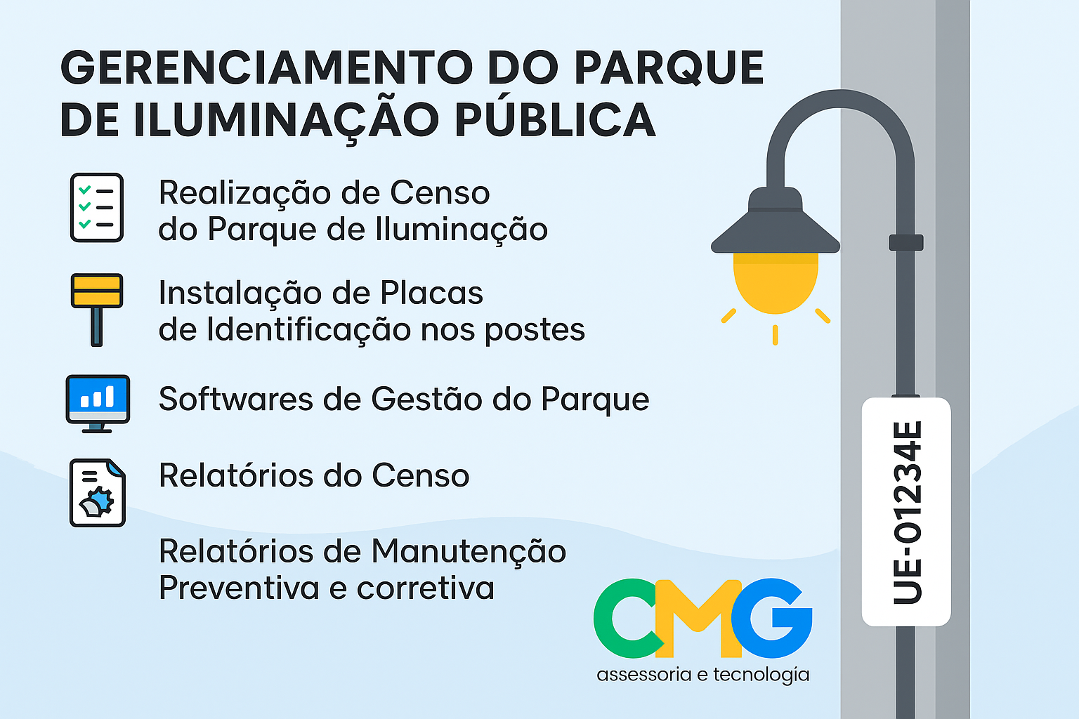 Gerenciamento do Parque de Iluminação Publica